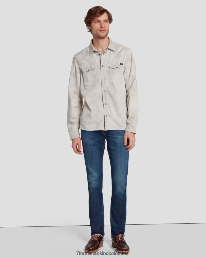 vestir 7 for All Mankind camisa occidental en estancia a flote JBNRD492