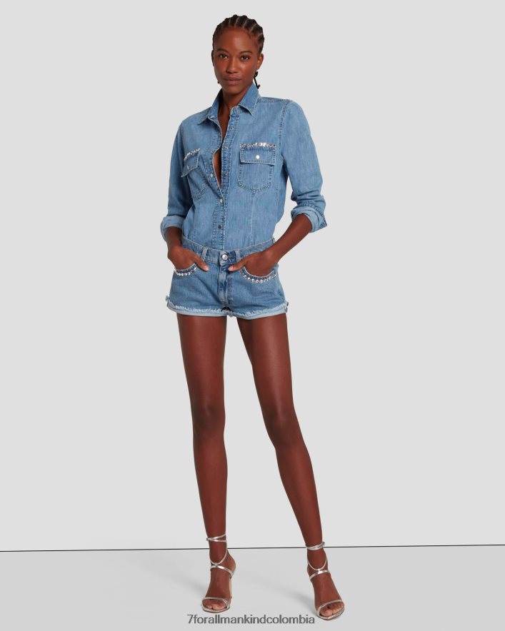 vestir 7 for All Mankind camisa vaquera vibe adr JBNRD41