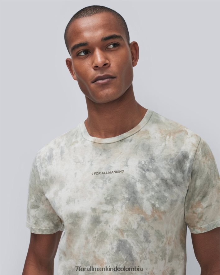 vestir 7 for All Mankind Camiseta con teñido anudado mineral en camuflaje JBNRD767