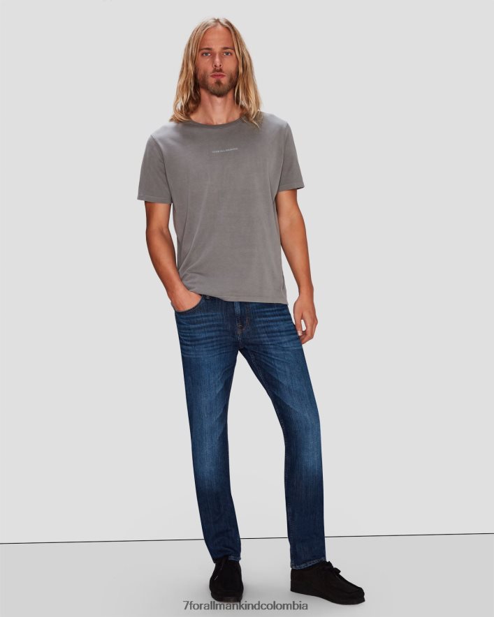 vestir 7 for All Mankind Camiseta gris con tinte mineral JBNRD769