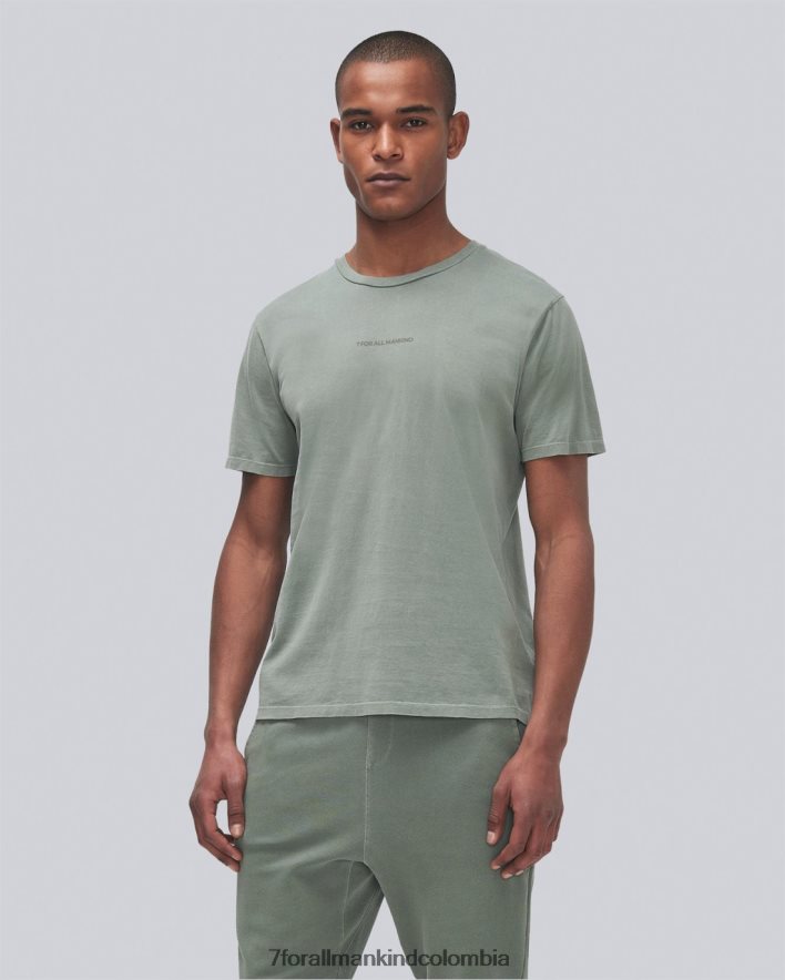 vestir 7 for All Mankind Camiseta militar ligera con tinte mineral JBNRD765
