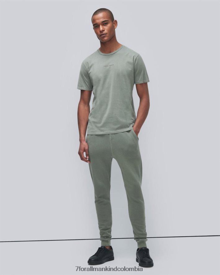 vestir 7 for All Mankind Camiseta militar ligera con tinte mineral JBNRD765
