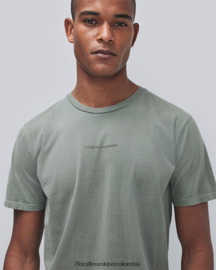 vestir 7 for All Mankind Camiseta militar ligera con tinte mineral JBNRD765