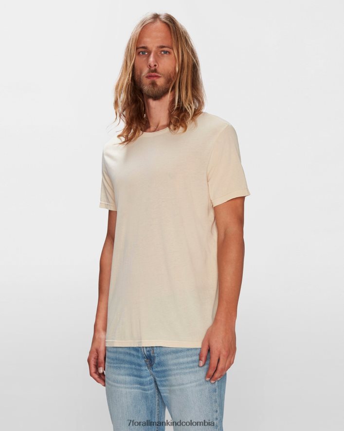 vestir 7 for All Mankind camiseta de algodón de peso pluma en soja JBNRD743