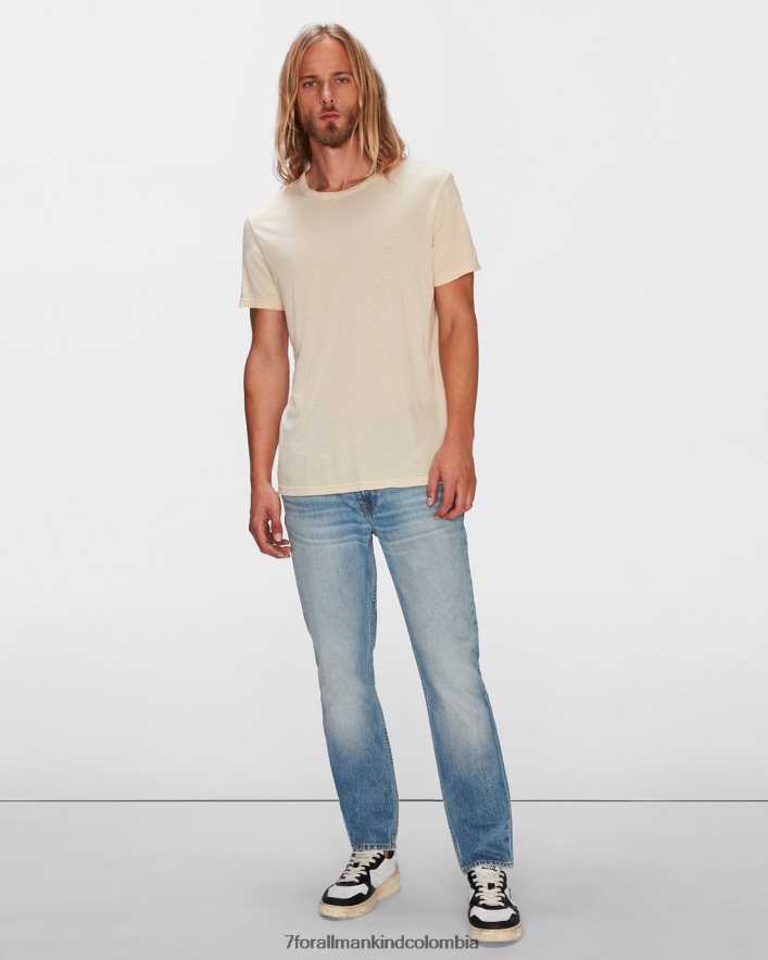vestir 7 for All Mankind camiseta de algodón de peso pluma en soja JBNRD743