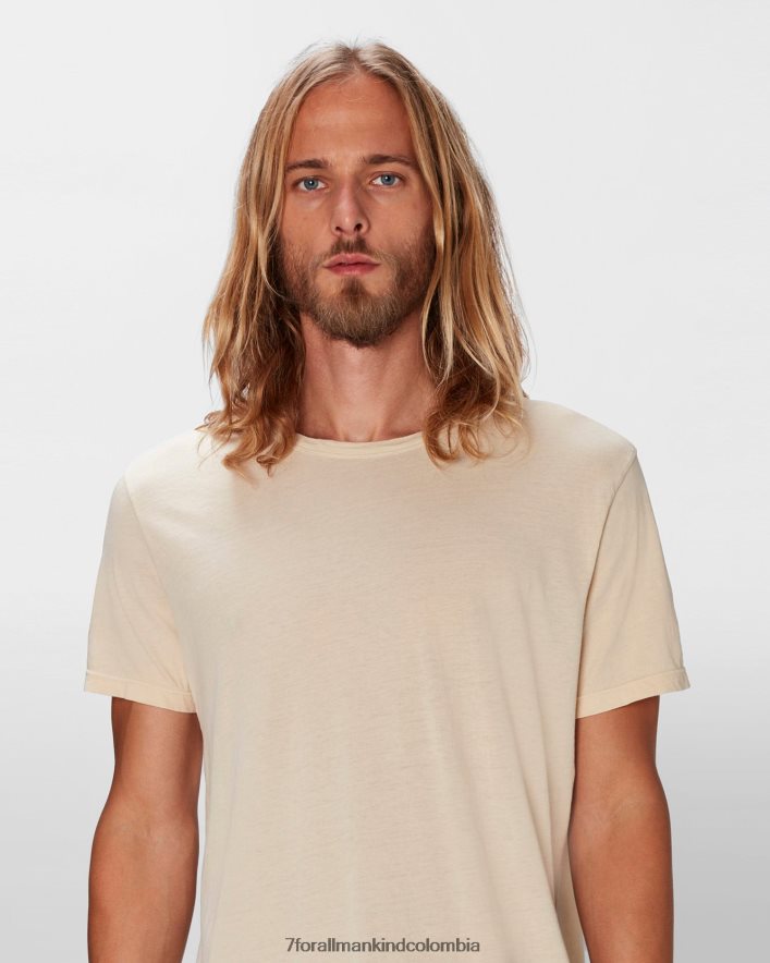 vestir 7 for All Mankind camiseta de algodón de peso pluma en soja JBNRD743