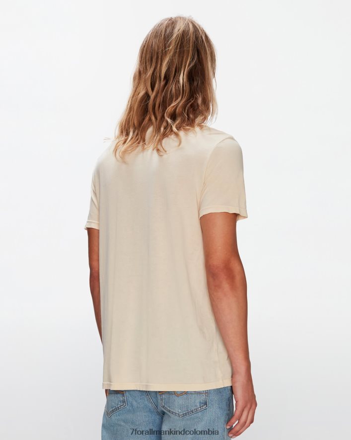 vestir 7 for All Mankind camiseta de algodón de peso pluma en soja JBNRD743