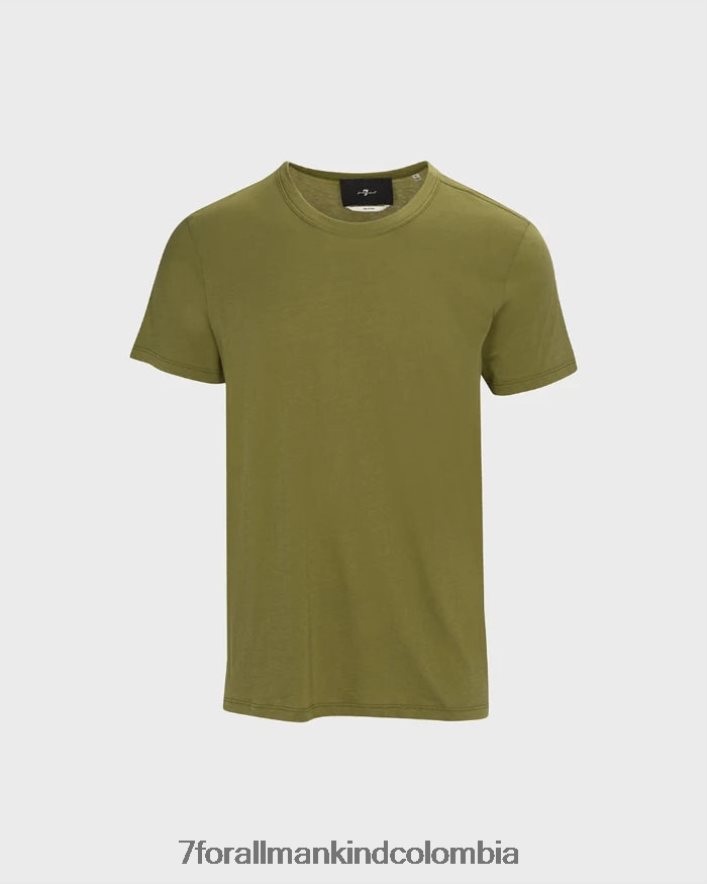 vestir 7 for All Mankind camiseta de peso pluma en el ejército JBNRD741