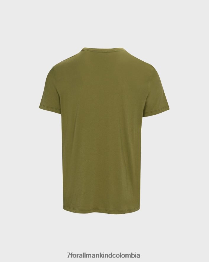 vestir 7 for All Mankind camiseta de peso pluma en el ejército JBNRD741