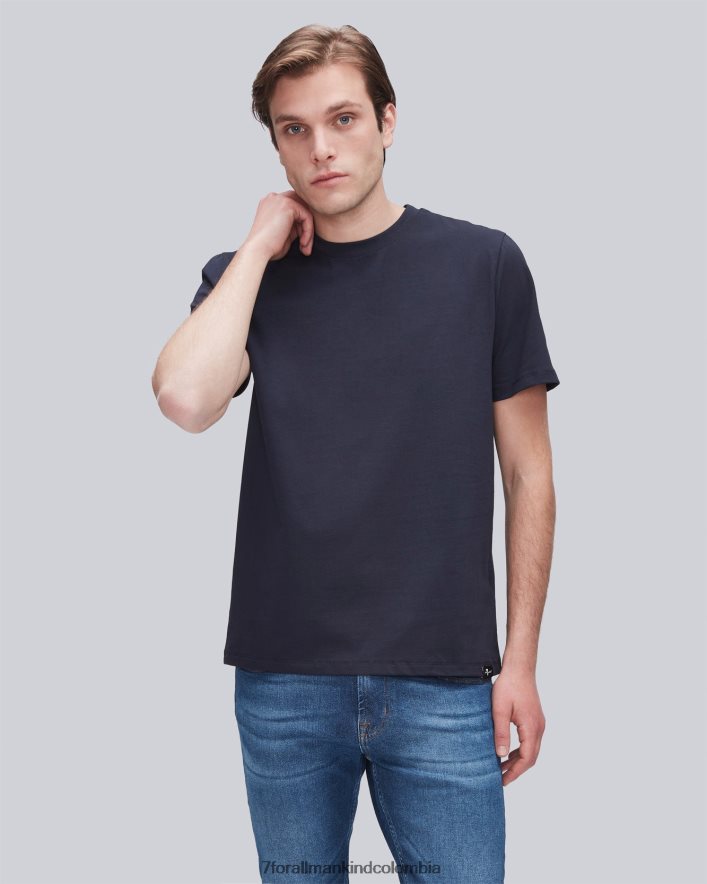 vestir 7 for All Mankind camiseta de rendimiento de lujo en azul JBNRD736