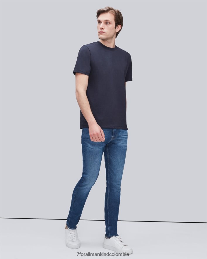 vestir 7 for All Mankind camiseta de rendimiento de lujo en azul JBNRD736