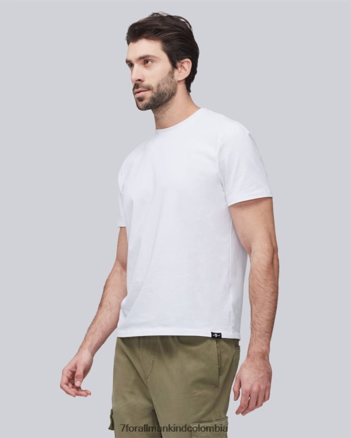 vestir 7 for All Mankind camiseta de rendimiento de lujo en blanco JBNRD747