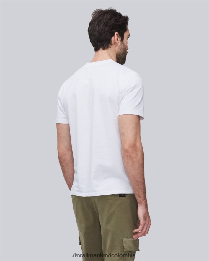 vestir 7 for All Mankind camiseta de rendimiento de lujo en blanco JBNRD747