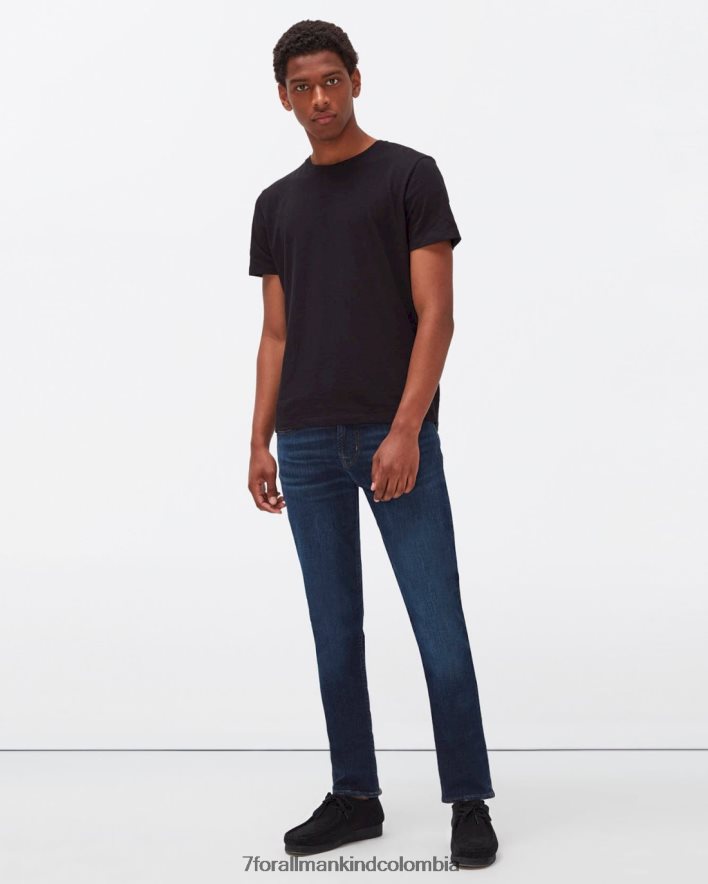 vestir 7 for All Mankind camiseta negra de mezcla de cachemira JBNRD751