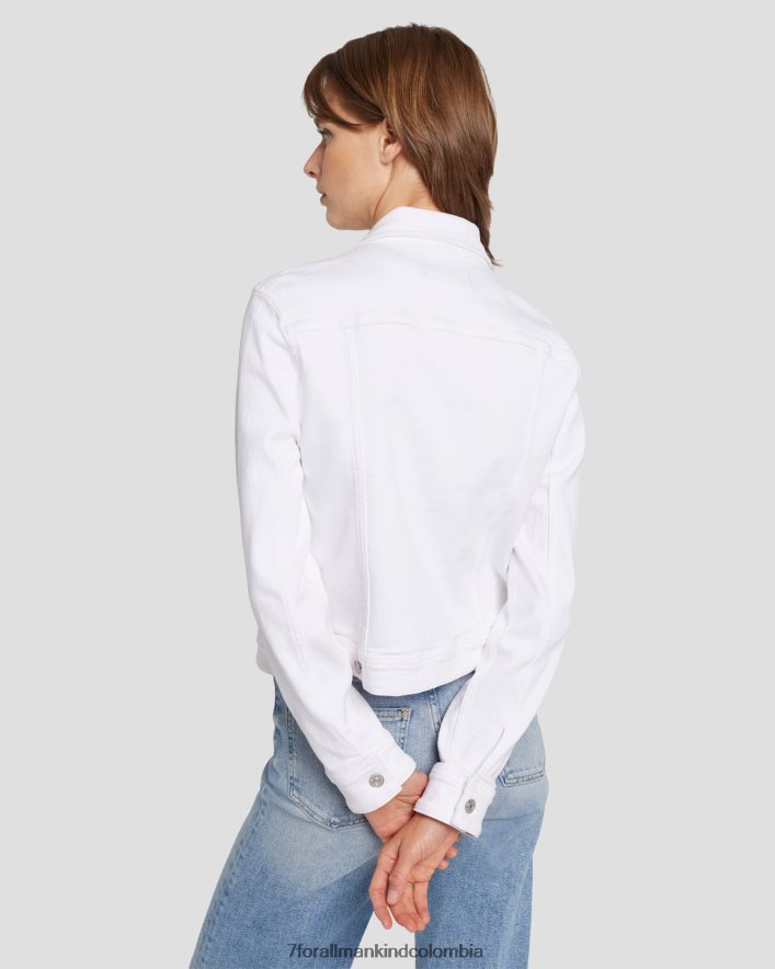 vestir 7 for All Mankind Chaqueta estilo camionero clásica vintage de lujo en soleil JBNRD447
