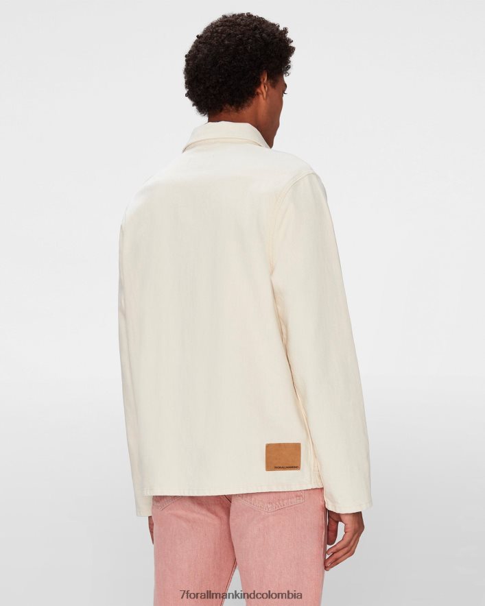 vestir 7 for All Mankind Chaqueta vaquera color crudo JBNRD581
