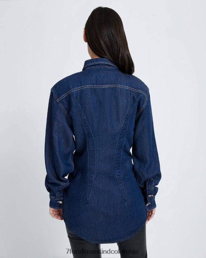vestir 7 for All Mankind Sobrecamisa denim lustre en Curioso JBNRD301