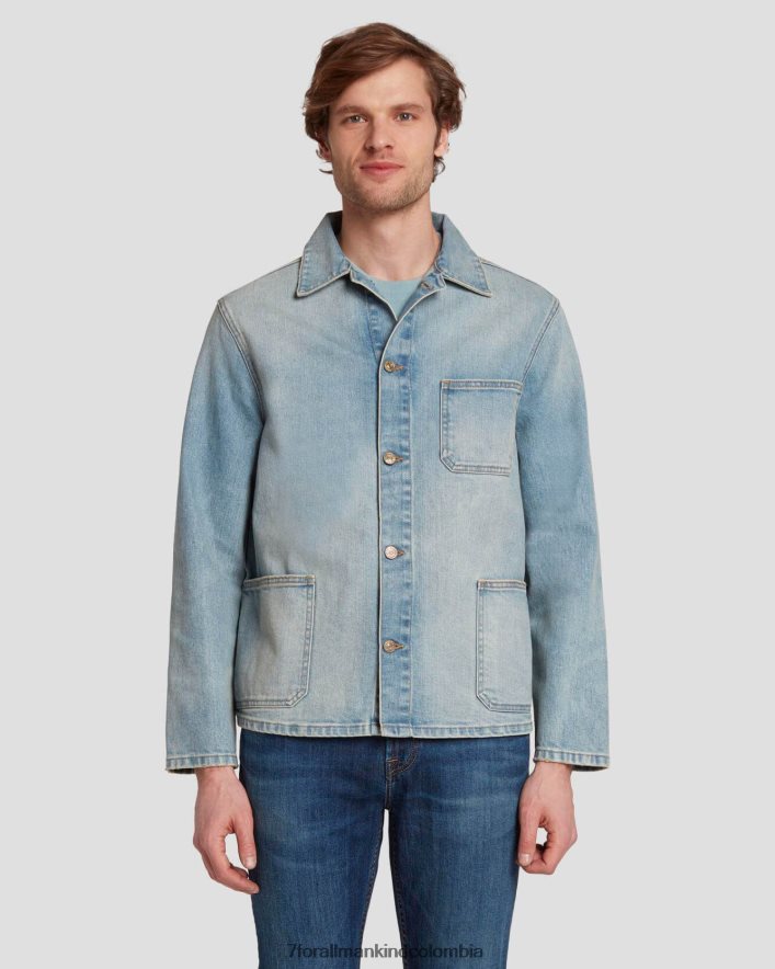 vestir 7 for All Mankind Sobrecamisa utilitaria Heritage de Take the Road JBNRD494