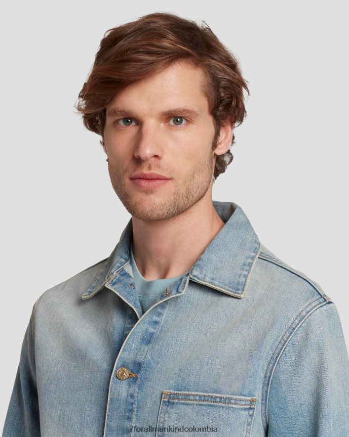 vestir 7 for All Mankind Sobrecamisa utilitaria Heritage de Take the Road JBNRD494