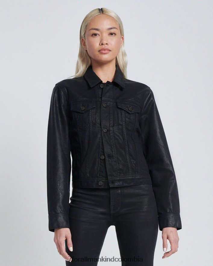 vestir 7 for All Mankind chaqueta trucker revestida clásica con diseño de madriguera de conejo JBNRD129