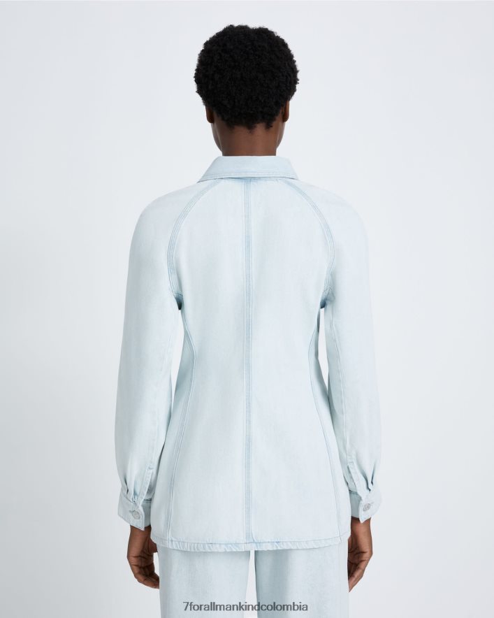 vestir 7 for All Mankind chaqueta vaquera de campo en isadora JBNRD244