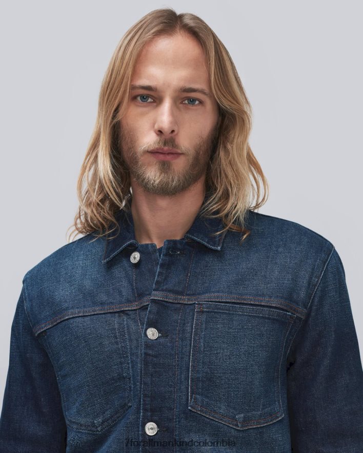 vestir 7 for All Mankind orillo la chaqueta de camionero mojo en frontier JBNRD683