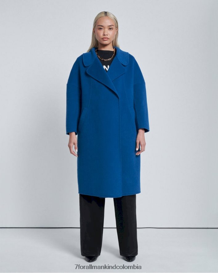 vestir 7 for All Mankind abrigo capullo con vuelo en tinta JBNRD458
