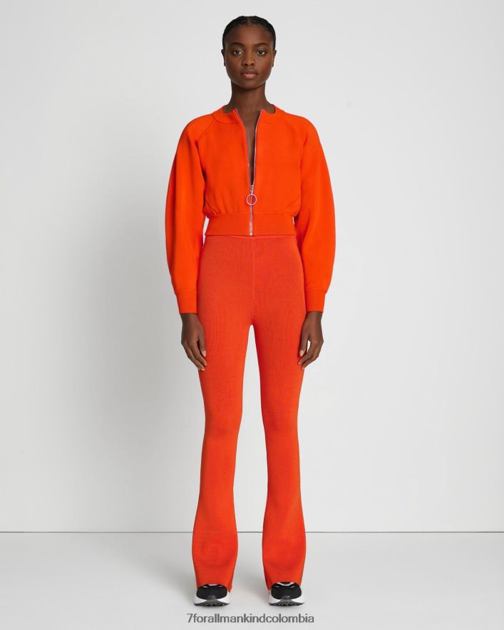 vestir 7 for All Mankind bomber corta de canalé en koi JBNRD463