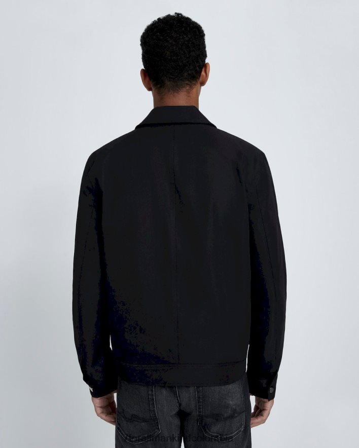 vestir 7 for All Mankind chaqueta barracuda en negro JBNRD822