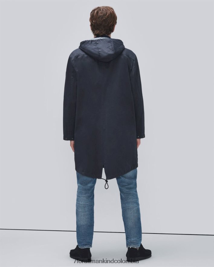 vestir 7 for All Mankind parka en azul marino JBNRD827