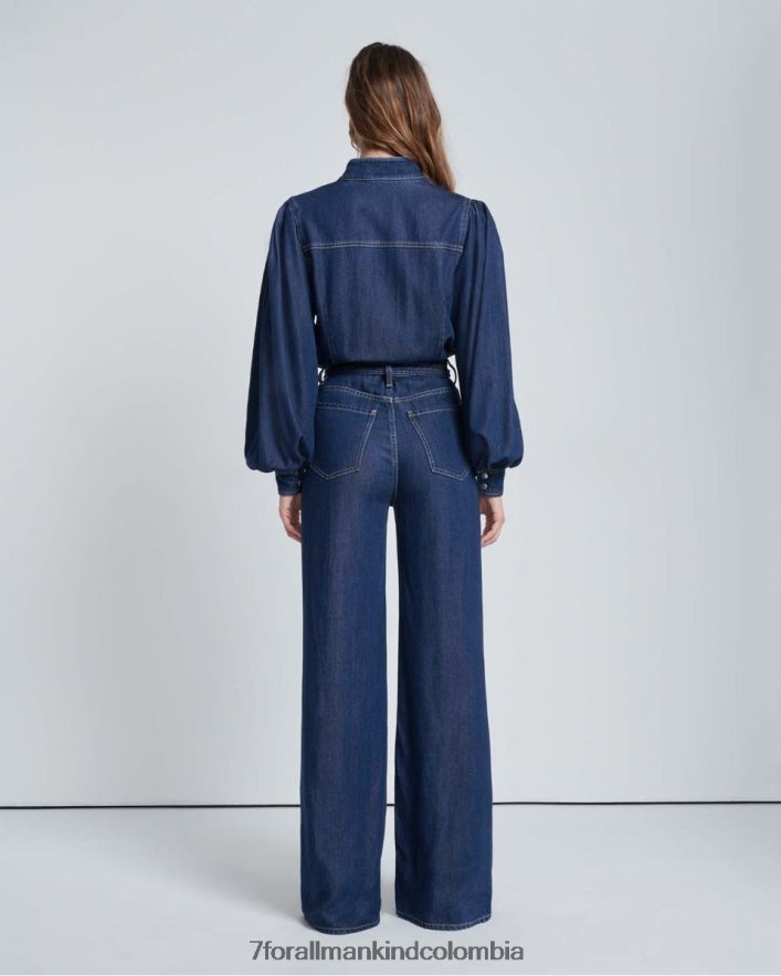 vestir 7 for All Mankind Mono largo denim lustre jo de Curioso JBNRD97