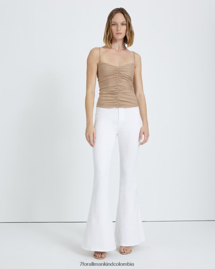 vestir 7 for All Mankind Camisola fruncida en rubor JBNRD373