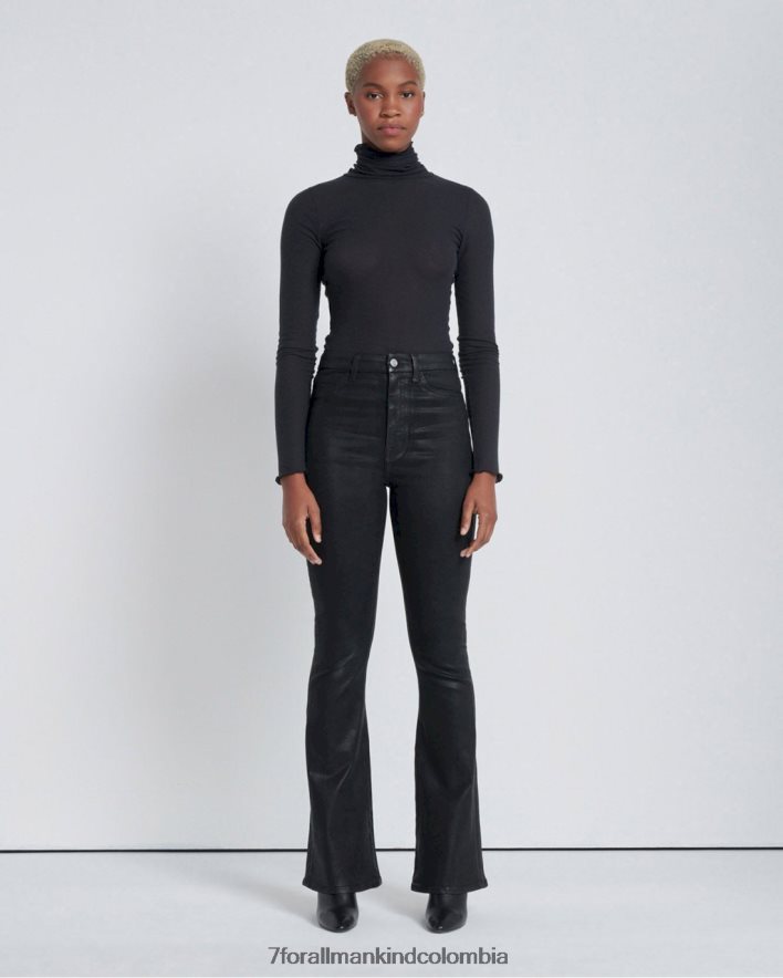 vestir 7 for All Mankind jersey de cuello alto básico en jet set JBNRD412