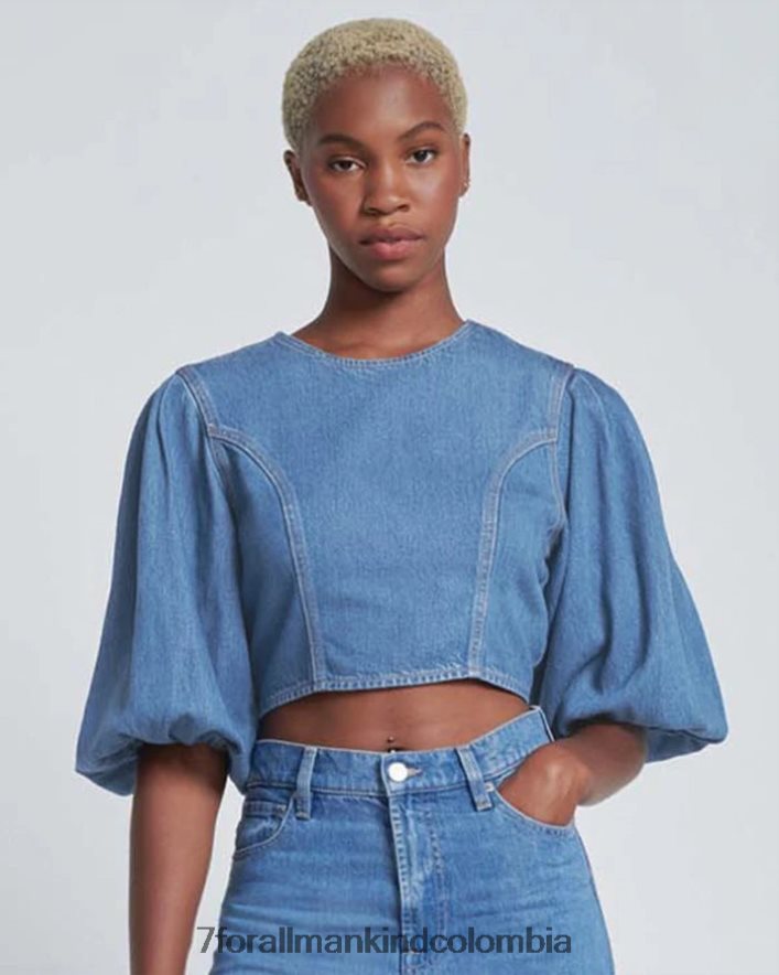 vestir 7 for All Mankind top corsé en tulipán JBNRD263