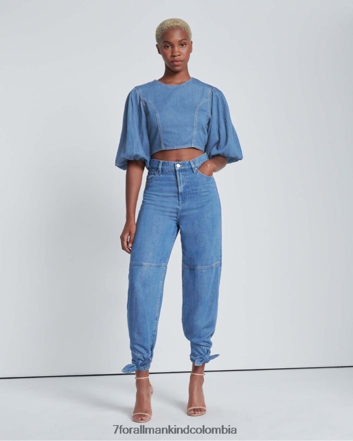 vestir 7 for All Mankind top corsé en tulipán JBNRD263