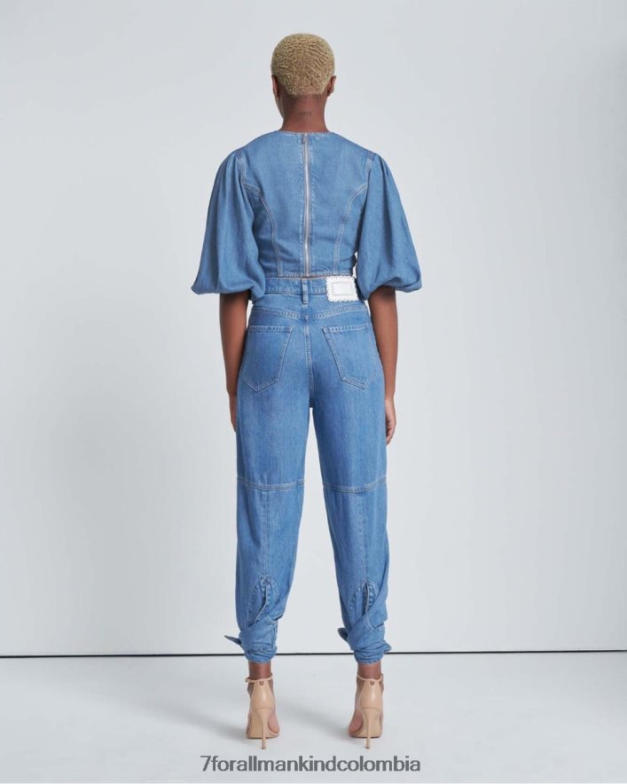 vestir 7 for All Mankind top corsé en tulipán JBNRD263