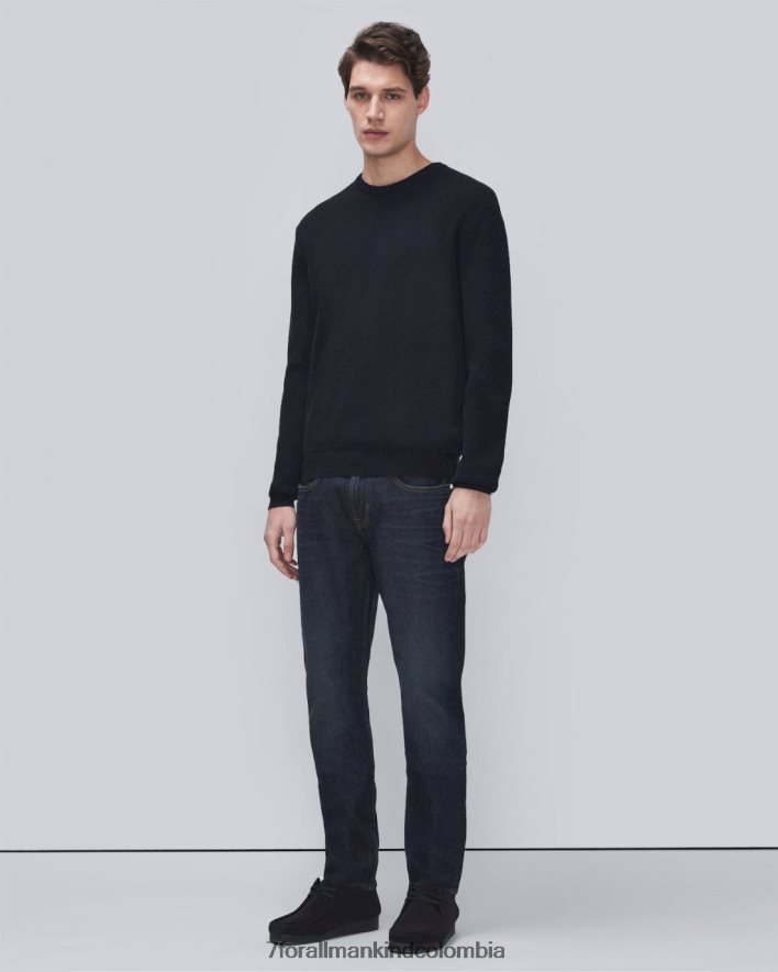 vestir 7 for All Mankind Jersey de canalé de alto rendimiento en azul marino de lujo JBNRD837