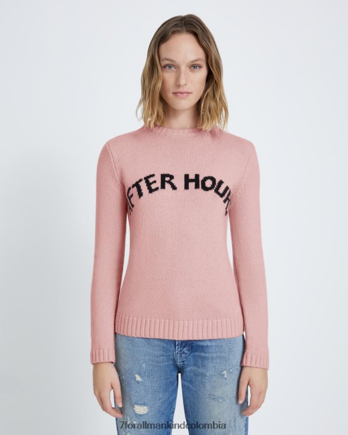 vestir 7 for All Mankind suéter after hours en color melocotón JBNRD474