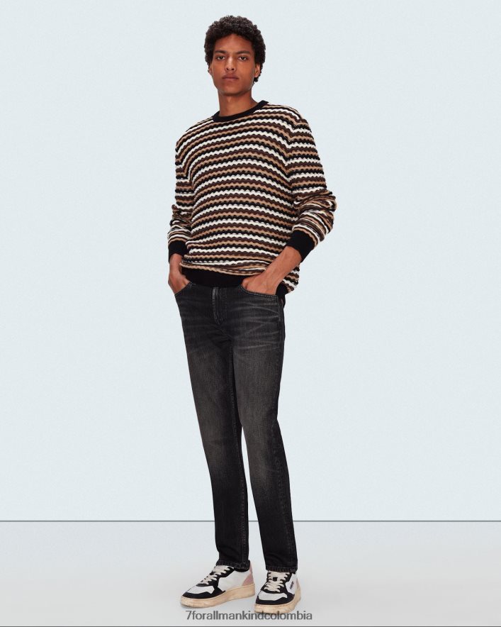 vestir 7 for All Mankind tejido ondulado en multi JBNRD832