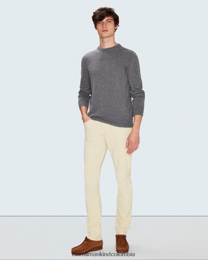 vestir 7 for All Mankind tripulación de cachemira en gris JBNRD840